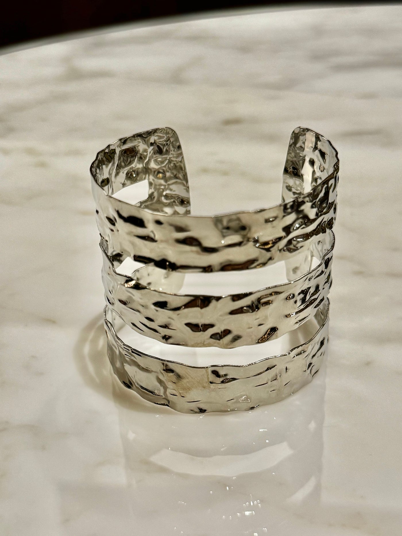 Banded silver Tower
