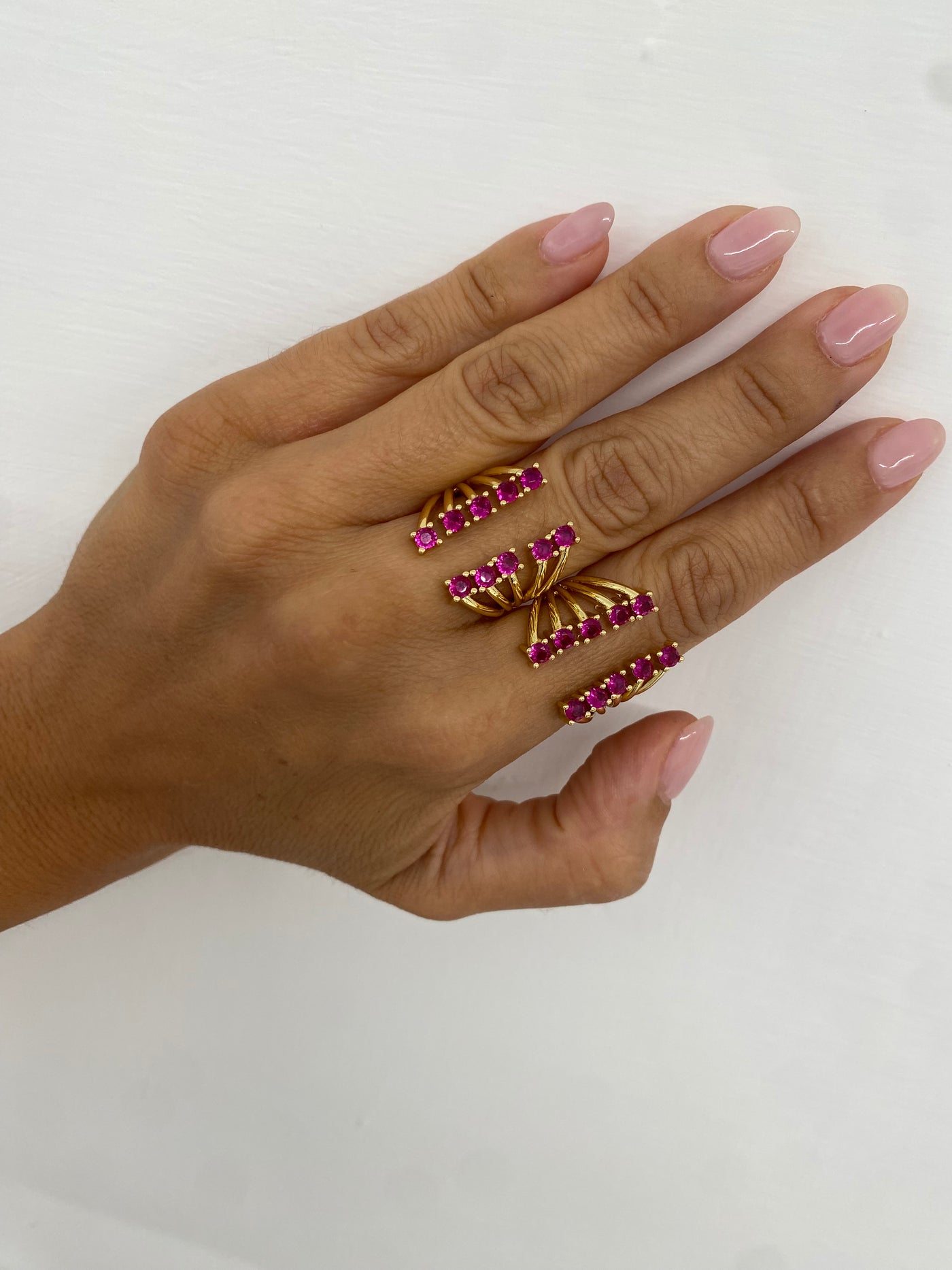 Fuchsia Fireworks Ring
